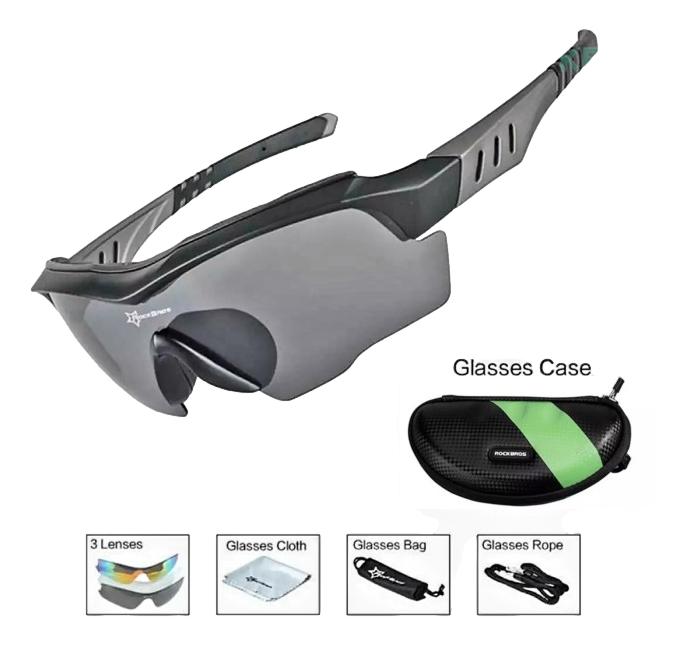 Lentes RockBros Intercambiables 10037 Running Ciclismo Pesca - Imagen 3