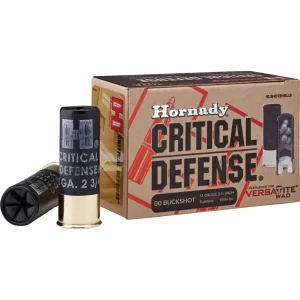 Cartuchos Postas Hornady 00 Buckshot Critical Defense®
