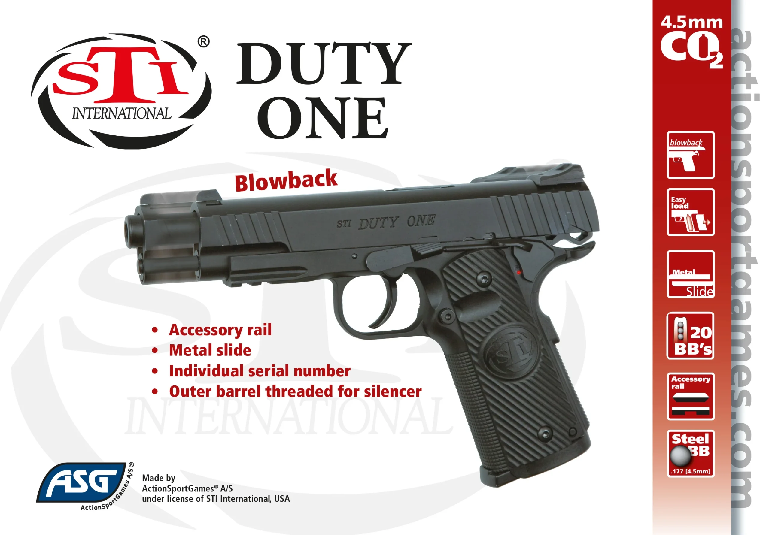 Pistola STI® DUTY ONE ASG - Imagen 4