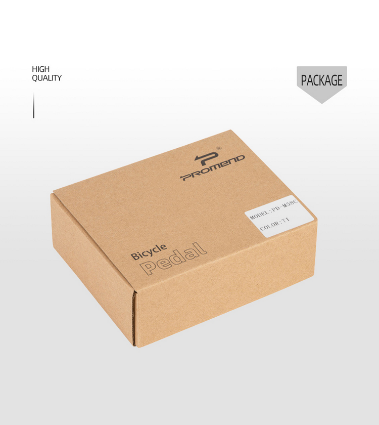 Pedales Bicicleta Promend PD-M58C Ultraligero Eje Carbono MTB BMX - Imagen 9