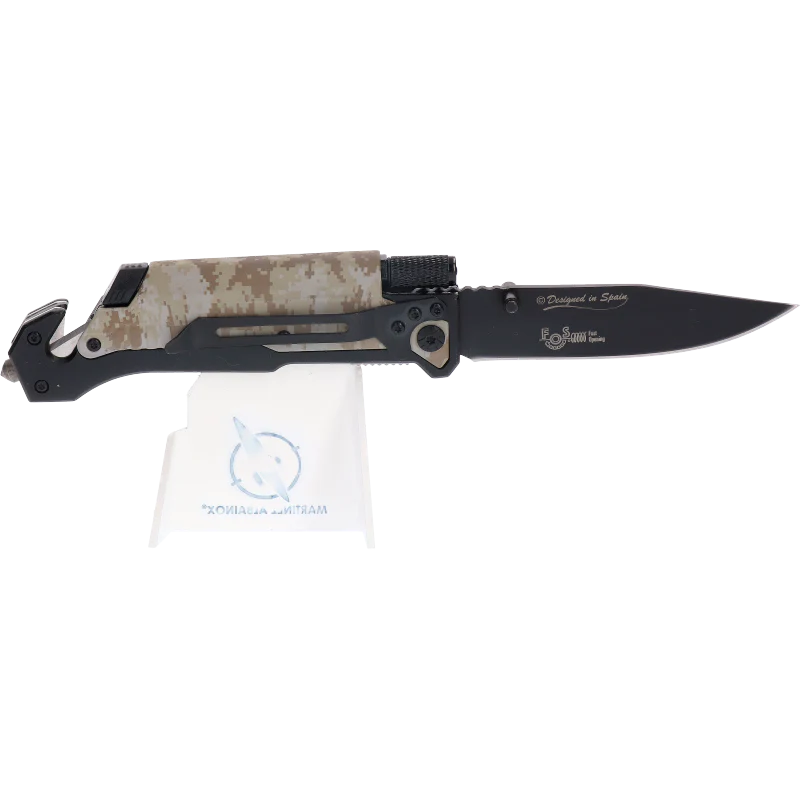 Navaja Táctica Asistida FOS K25 Pedernal con Linterna - Imagen 5