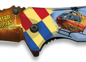 Navaja Táctica Asistida FOS de Seguridad de 8.1 cm