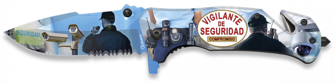 Navaja Táctica Asistida FOS de Seguridad de 8.1 cm con Sierra - Imagen 3