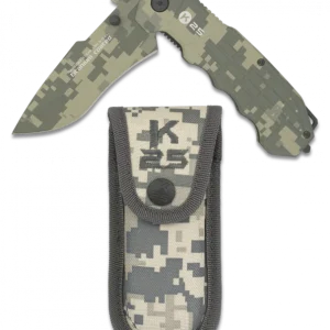 Navaja Táctica K25 Camuflada de 9.3 cm
