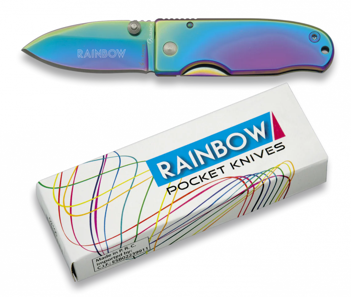 Navaja Titanio Colores de 4.9 cm