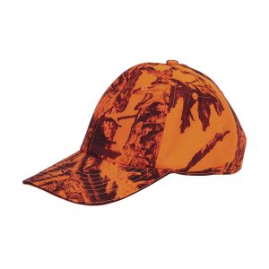 Gorra Safe Camo Naranja Alta Visibilidad
