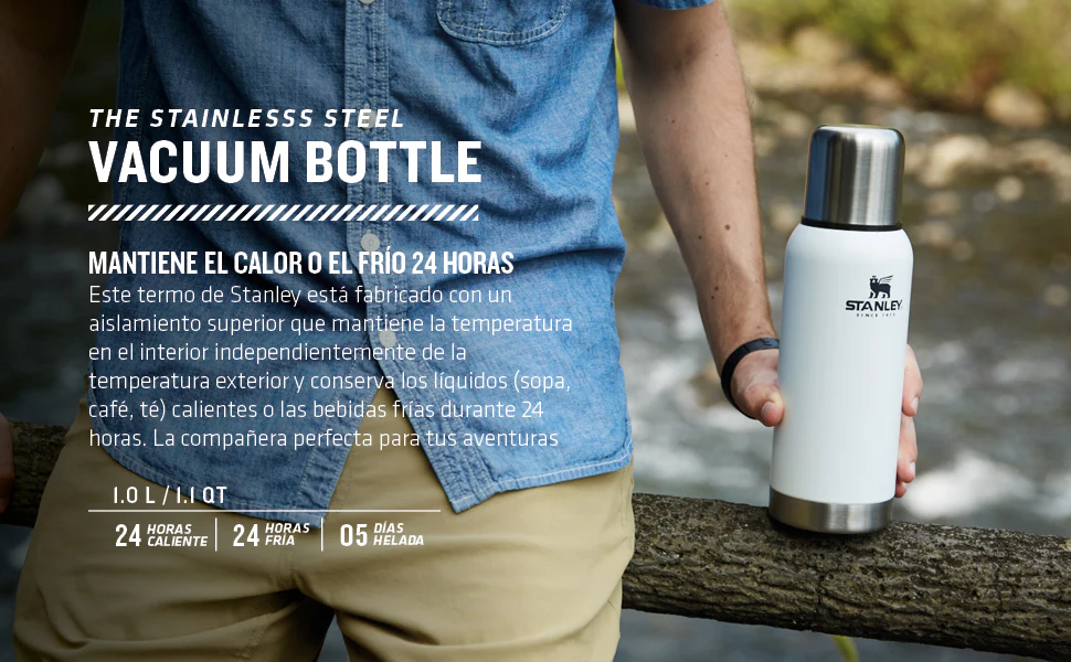 Botella de Acero Inoxidable Adventure | 1L - Imagen 8