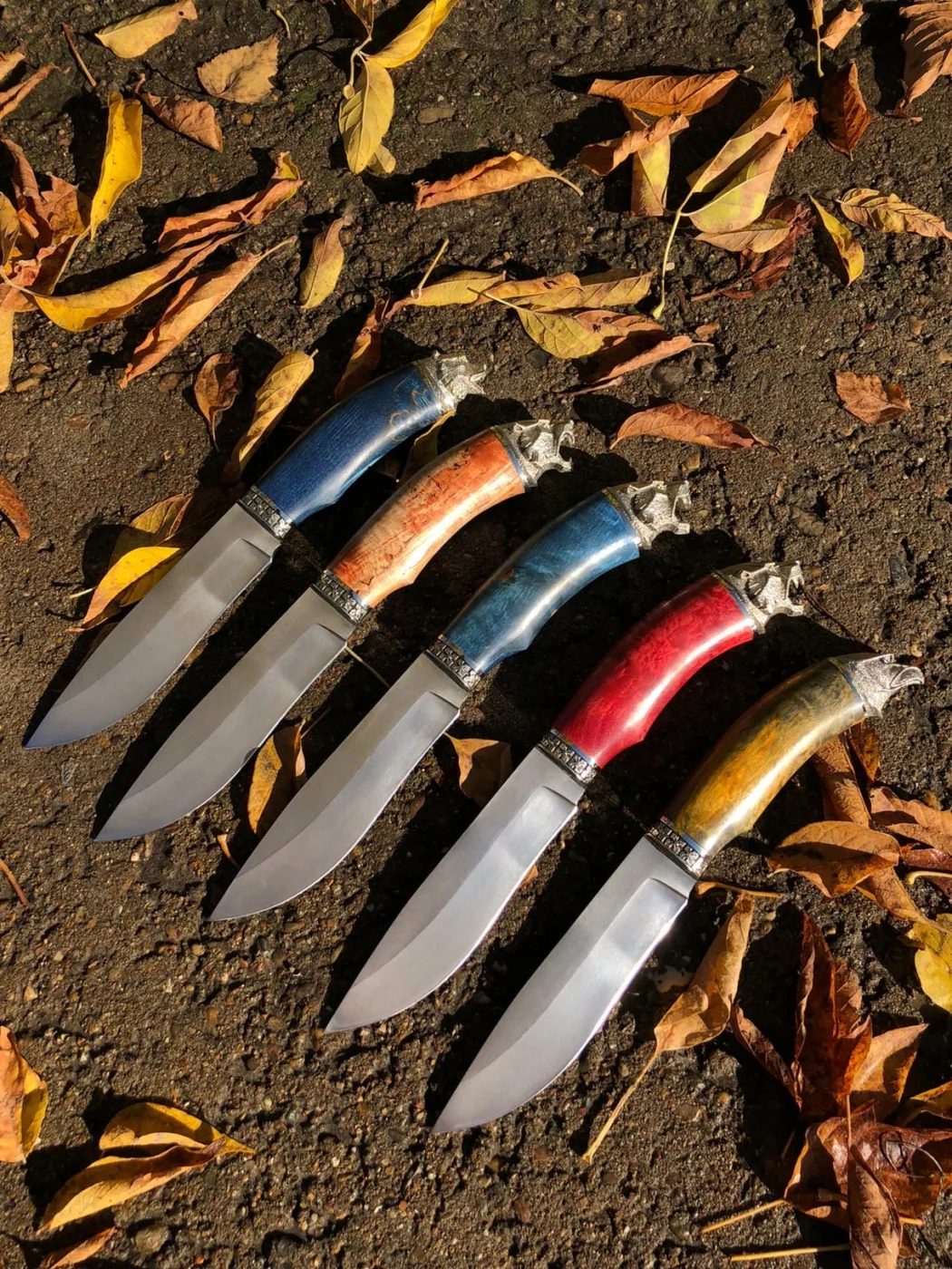 Cuchillo de Caza Combate con Cabeza de Animal - Imagen 7