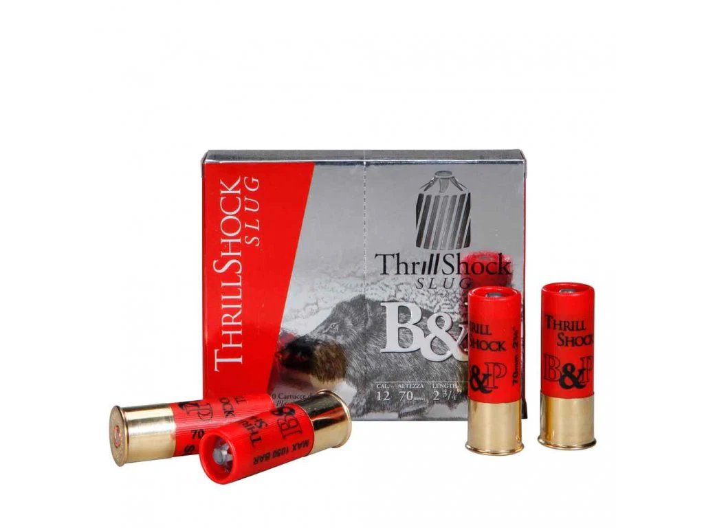 Cartuchos Balas Baschieri & Pellagri Big Game Palla Thrill Shock - Imagen 3