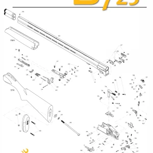 Piezas Originales de Recambio para Escopeta Superpuesta B725