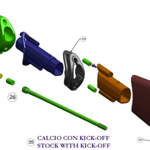 Piezas de Recambio para Escopeta Semiautomática Beretta A400 Upland