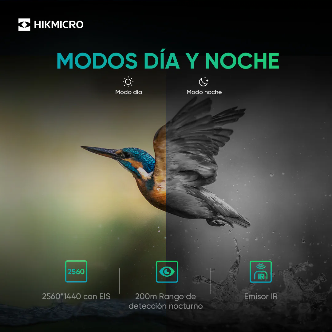 Monocular Nocturno Diurno Digital Hikmicro Heimdal H4D - Imagen 9