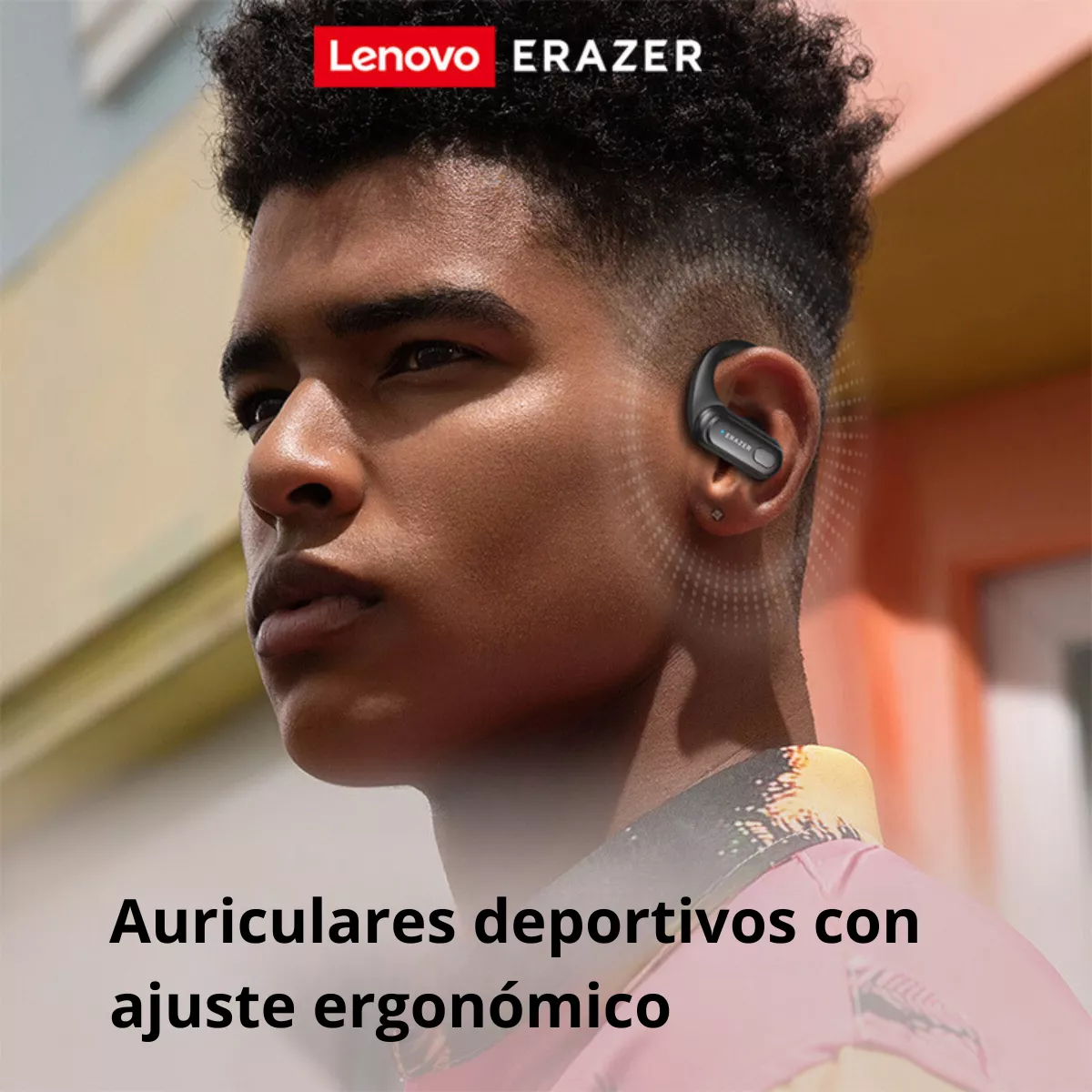 Auriculares Bluetooth Lenovo Erazer Xt60pro Deportivos Anti Caidas Color Negro - Imagen 4