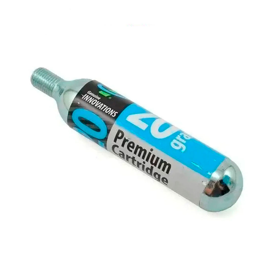 Garrafa Inflador Bicicleta Co2 20 Gr Con Rosca Genuine - Imagen 2