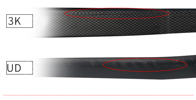 Horquilla Toseek Ruta UD freno VBRAKE de fibra de carbono 700c negro - Imagen 3