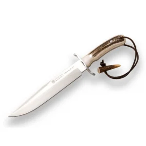 Cuchillo de Caza Joker Bowie 25 con Mango de Ciervo 9.45”