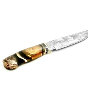 Cuchillo de Caza de Acero CPM® REX® 121 con Colmillo de Mamut