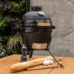 Parrilla de carbón Kamado Highlander de 13" para barbacoa/ahumador