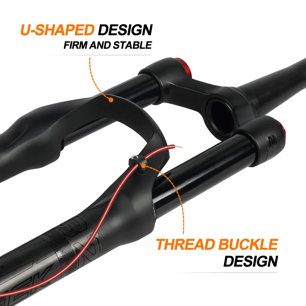 Horquilla Toseek TFK-SE+ Amortiguador Aire Freno Disco MTB 29″ - Imagen 9