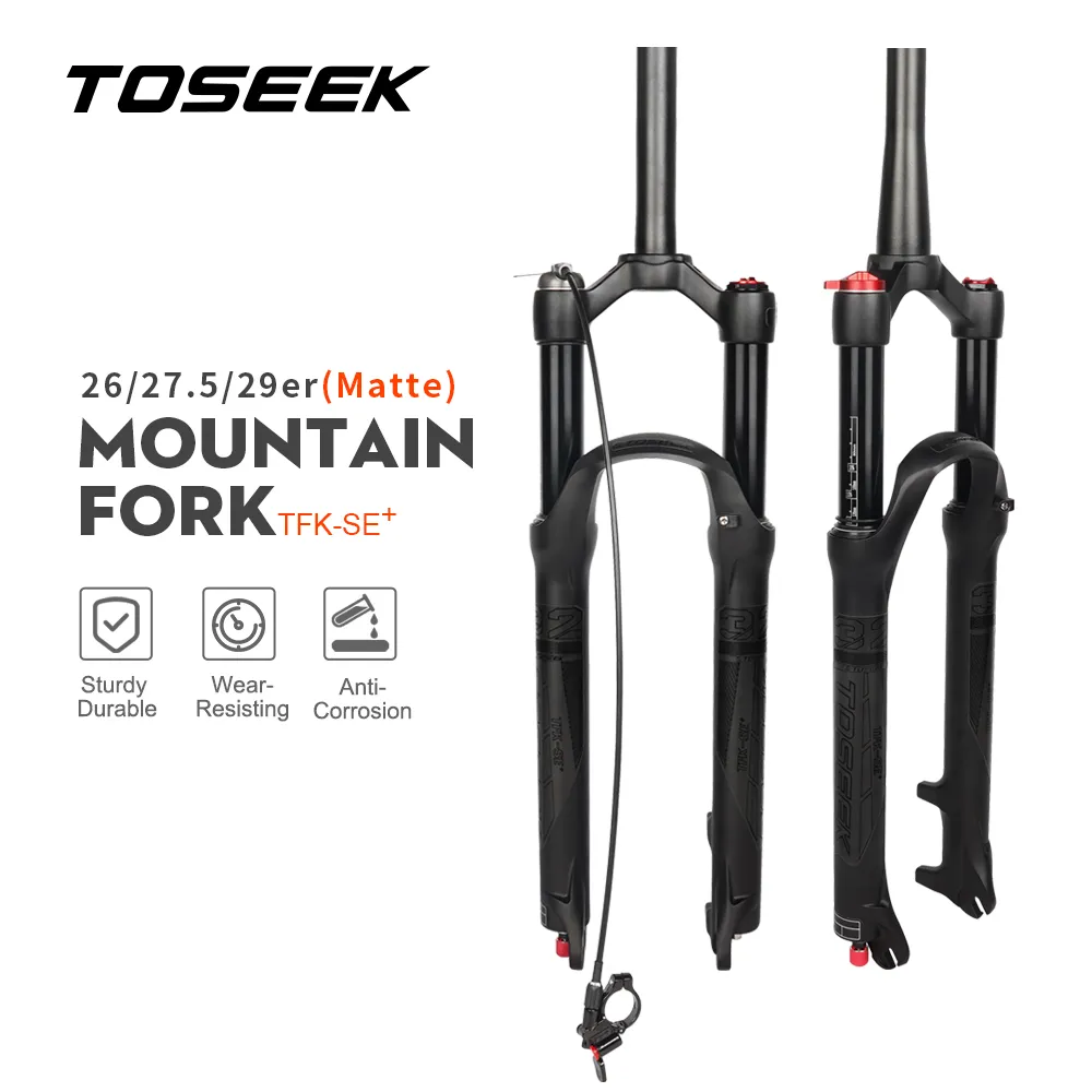 Horquilla Toseek TFK-SE+ Amortiguador Aire Freno Disco MTB 29″ - Imagen 7