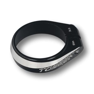 Collar abrazadera Toseek Portasilla 34.9 / 31.8 Aluminio apto Carbono BP20