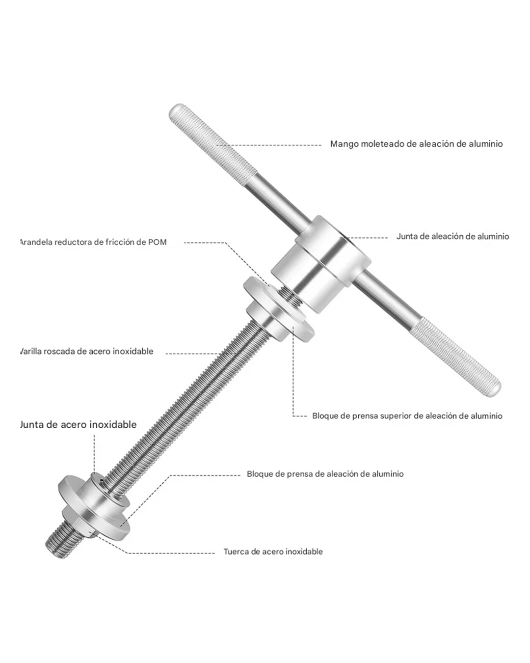 TOOPRE TP 2.0 PRO instalador Press-Fit cabezales de dirección y caja pedalera - Imagen 9