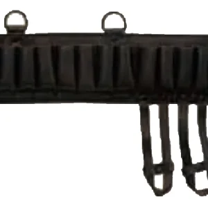 Canana en Cuero 25 cartuchos con Portacazas Artesanía del Sur