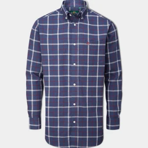 Camisa de tiro de cuadros Ilkley franela Alan Paine