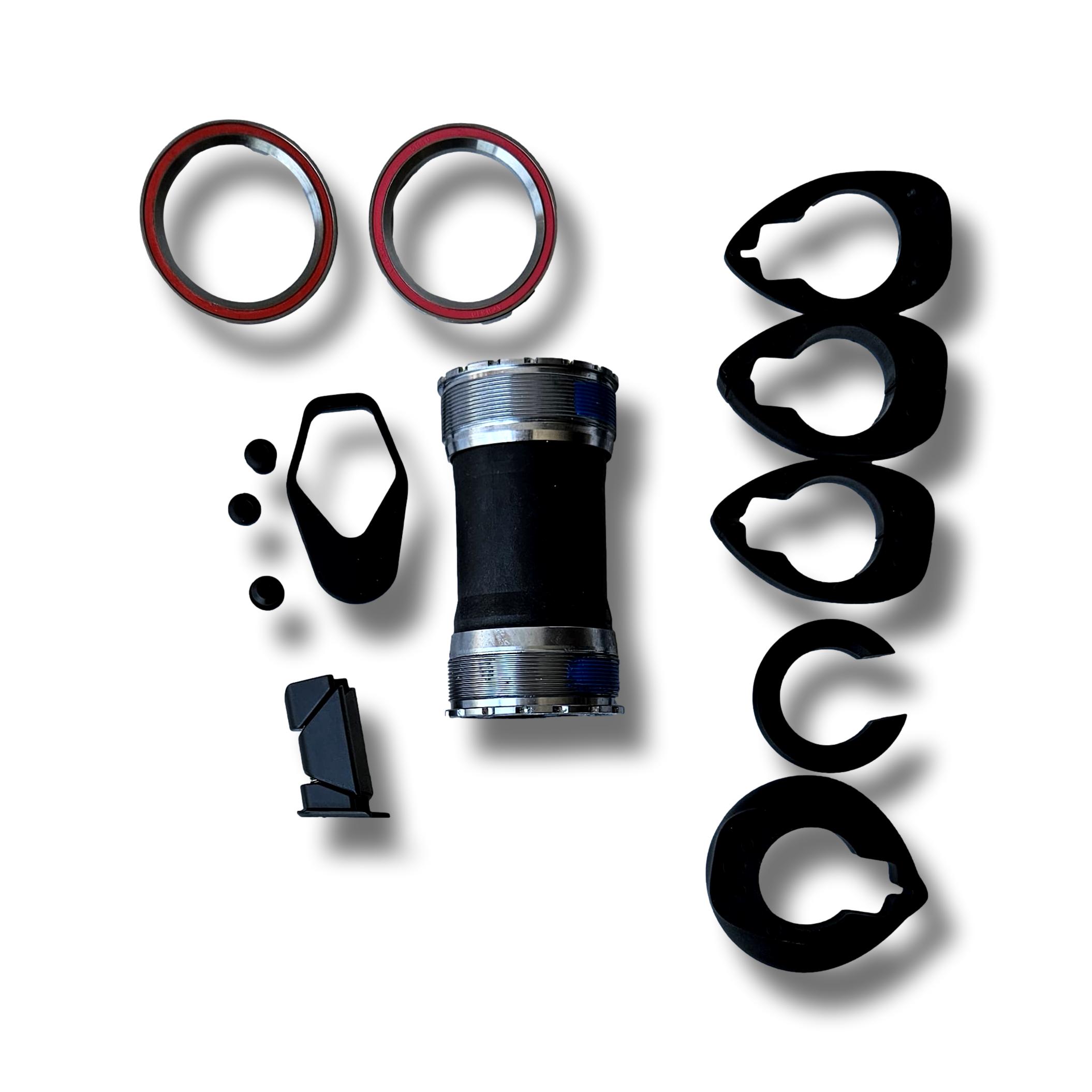 Cuadro Toseek QIDIAN 4.0 carbono cableado 100% interno - Imagen 4