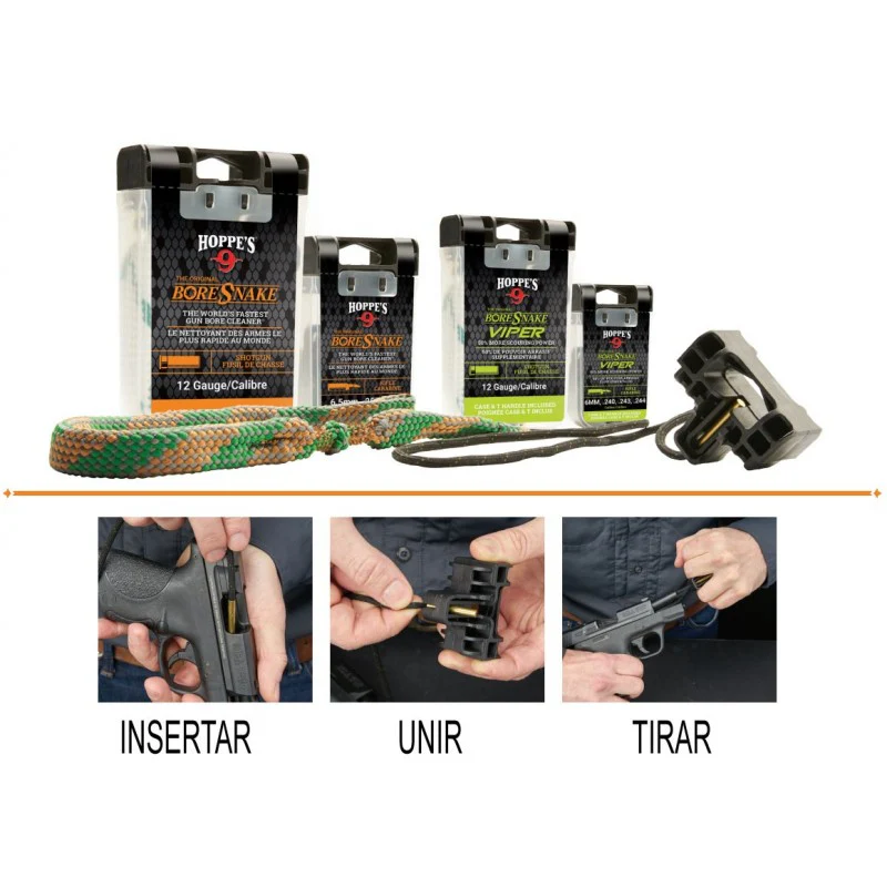 Baqueta Textil Boresnake DEN para Rifles - Imagen 5