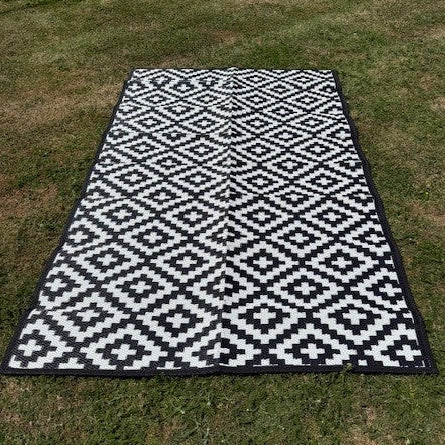 Esterillas de camping rectangulares con forma de diamante