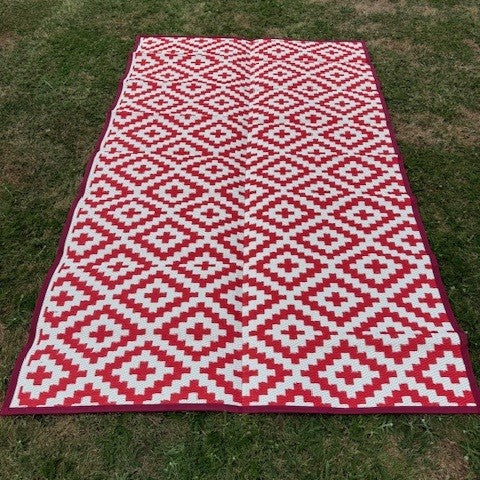 Esterillas de camping rectangulares con forma de diamante - Imagen 3