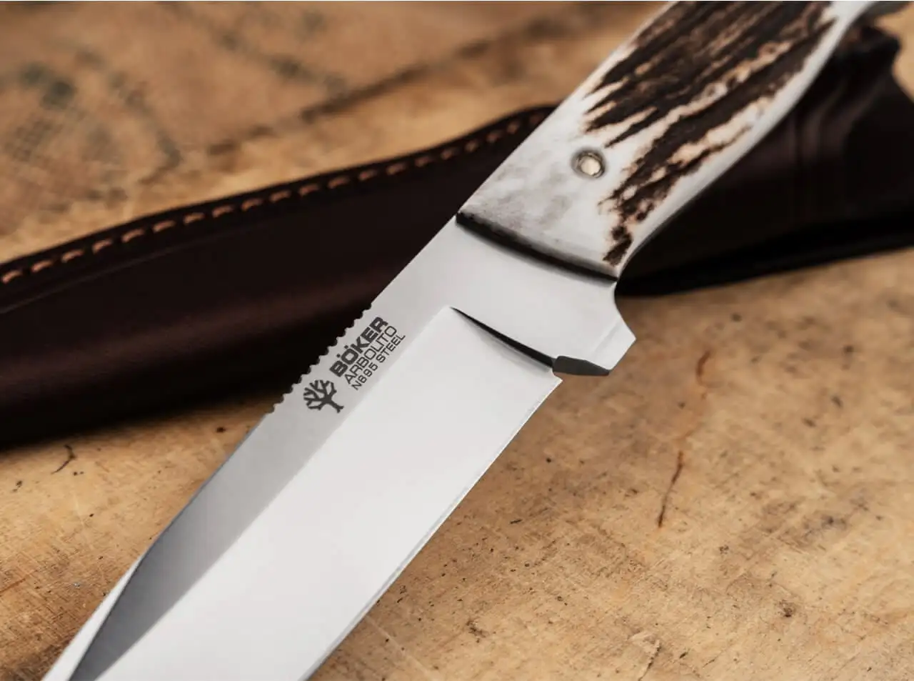 Cuchillo de Caza Böker Arbolito Relincho Stag - Imagen 6