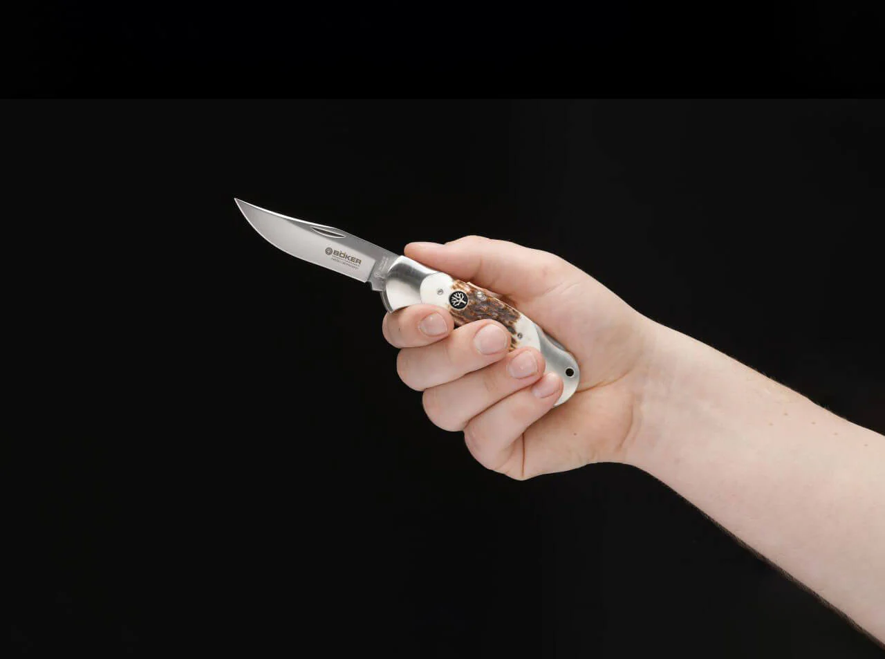 Navaja de Bolsillo Böker Solingen Scout Stag - Imagen 3