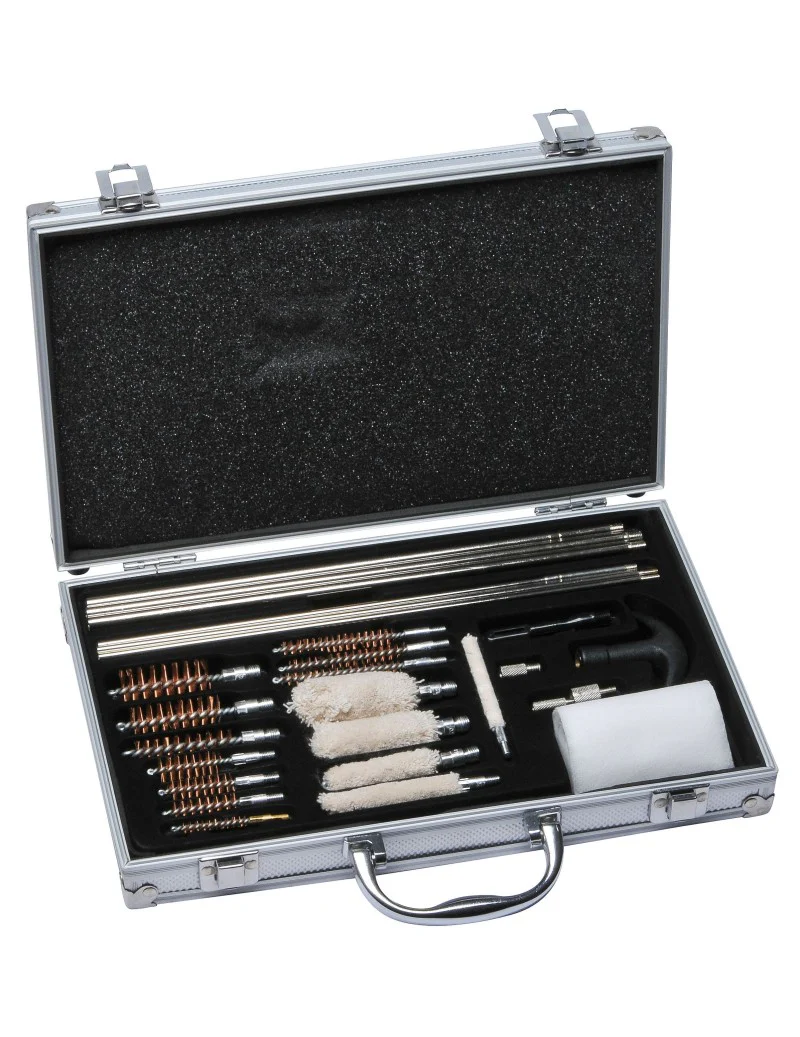 Kit de Limpieza Estuche de Aluminio Multicalibre