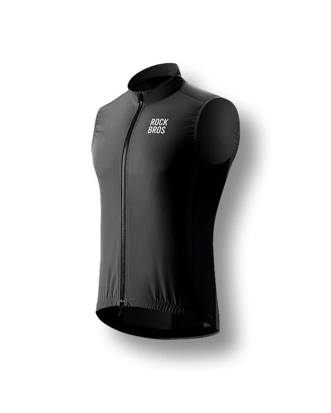 Chaleco Cortavientos de Ciclismo ROCKBROS – Ultraligero, Transpirable y Reflectante (Primavera/Verano)
