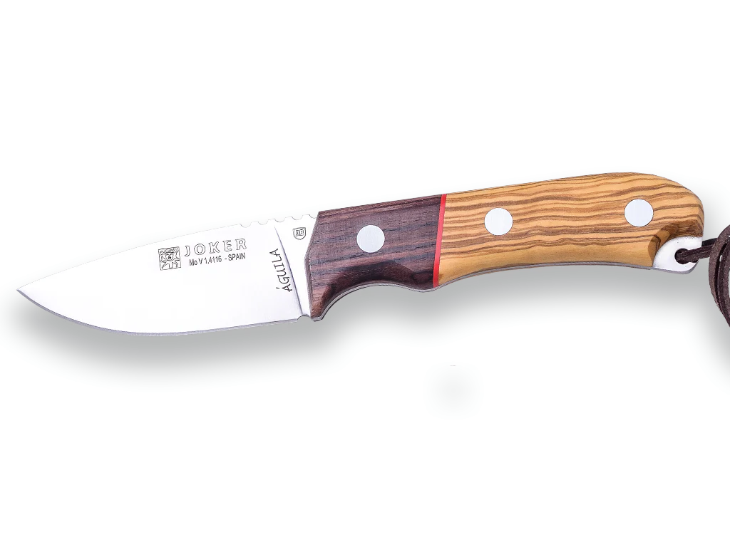 Cuchillo Bushkraft Joker Aguila en Madera de Olivo
