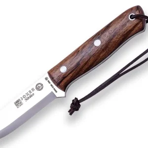 Cuchillo de Bushcraft y Supervivencia Joker BS9 Nórdico Mango de Nogal