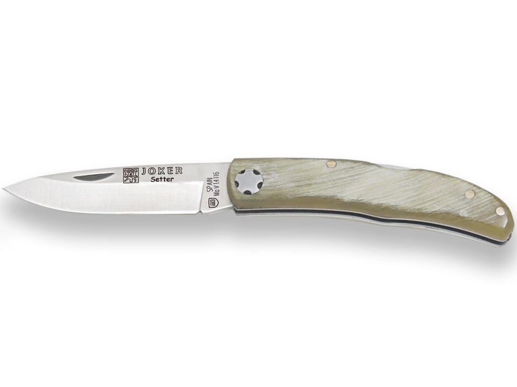 Navaja Deportiva de Bolsillo con Puño en Asta de Toro