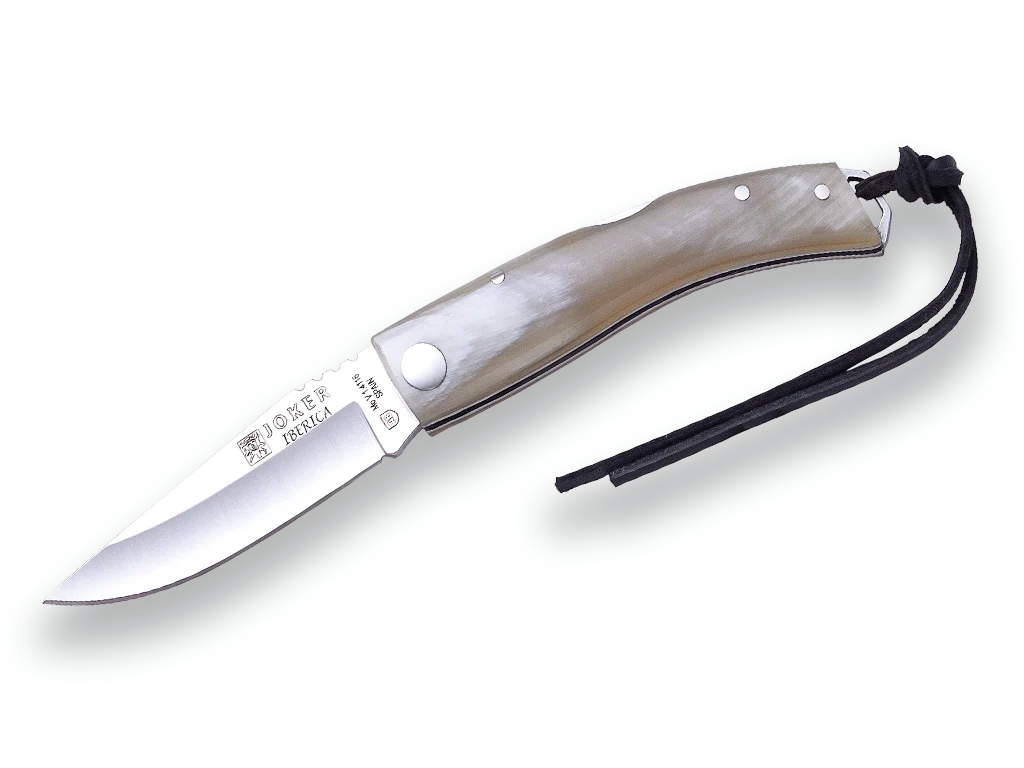 Navaja de Bolsillo Joker Iberica con Mango de Asta de Toro