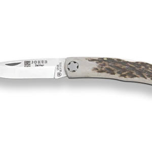 Navaja de Bolsillo Joker Setter con Cachas en Asta de Ciervo