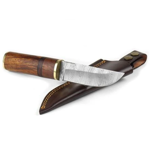 Cuchillo Petri Puukko de Damasco