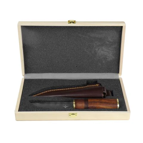 Cuchillo Petri Puukko de Damasco - Imagen 7