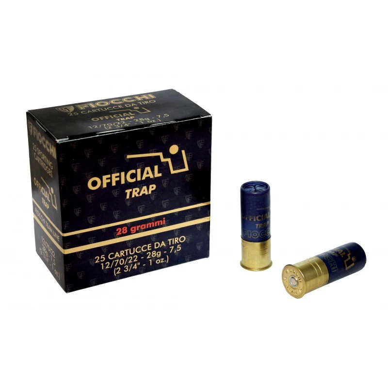 Cartuchos de Tiro al Plato Fiocchi Official Trap - Imagen 3