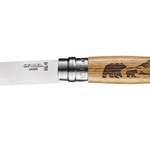 Navaja de Bolsillo Opinel N°08 con Grabado Wild Life Bear