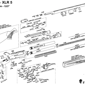 Piezas de Recambio para Escopeta Semiautomatica Fabarm XLR 5
